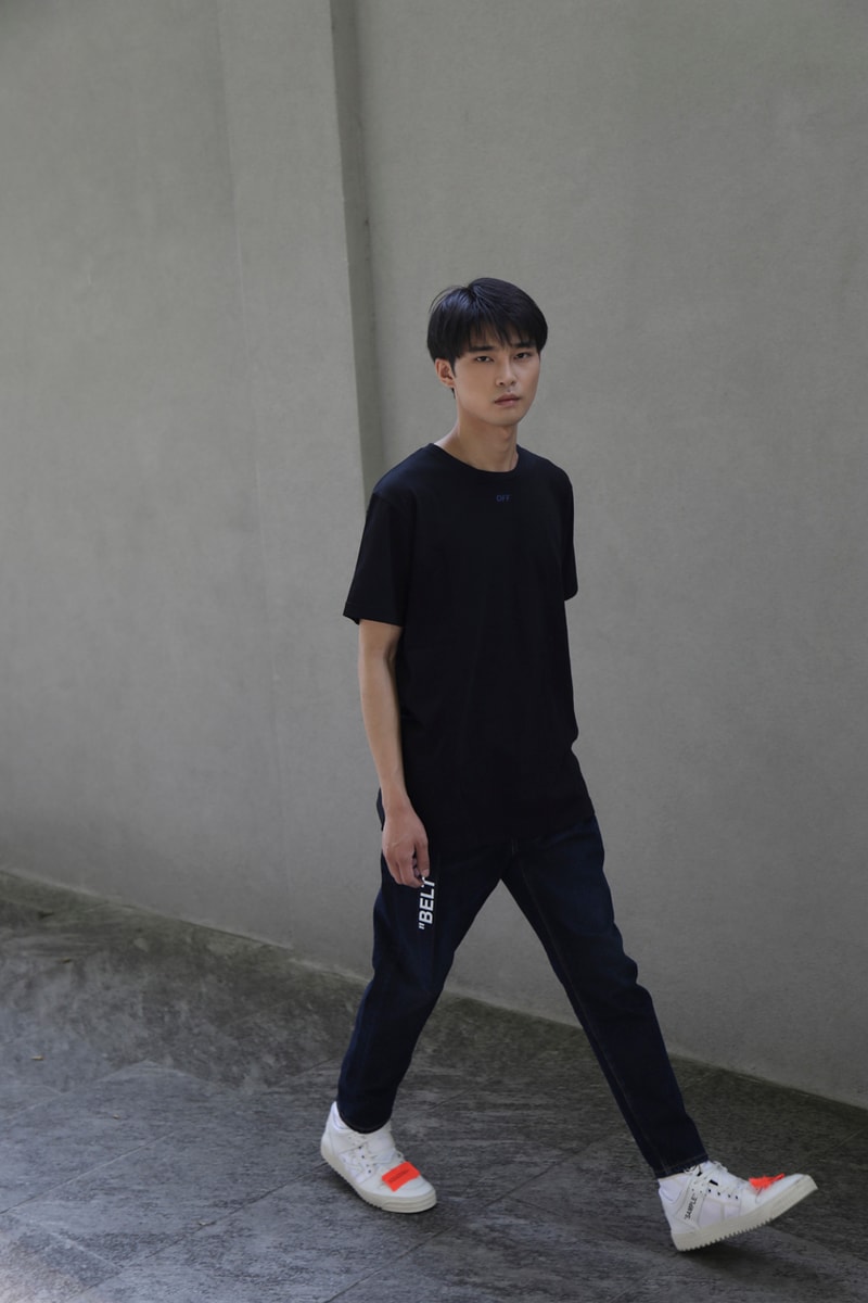 Off-White™ Hong Kong Exclusive Clothing Capsule fw19 fall winter 2019 lookbook collection drip logo dripping paint splatter