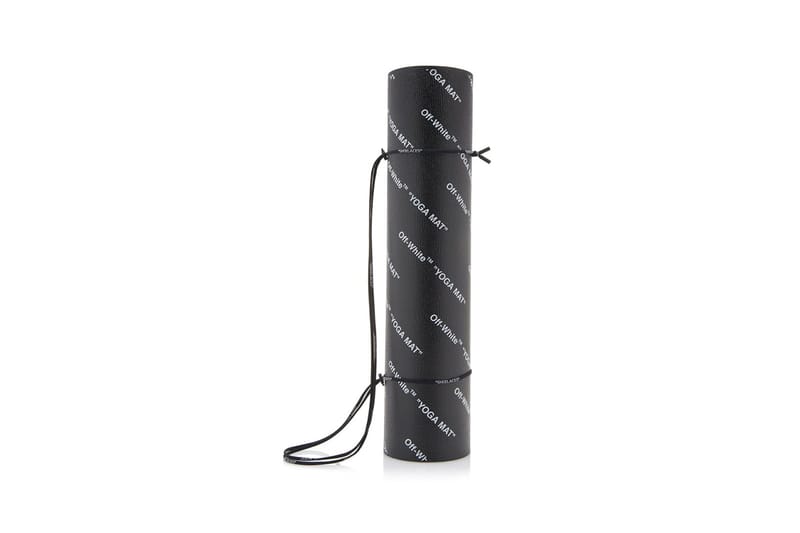 off white yoga mat