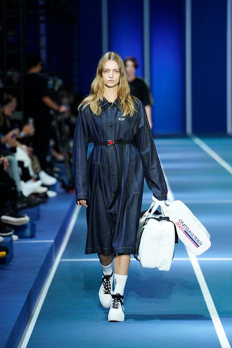 onitsuka tiger spring summer 2020 runway show tokyo fashion week creative director andrea pompilio sporty heritage innovation sportswear