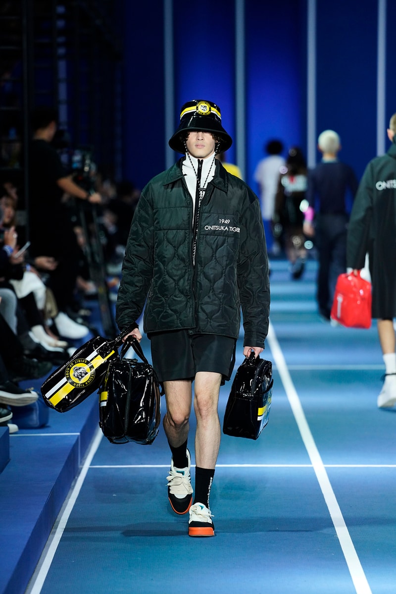 onitsuka tiger spring summer 2020 runway show tokyo fashion week creative director andrea pompilio sporty heritage innovation sportswear