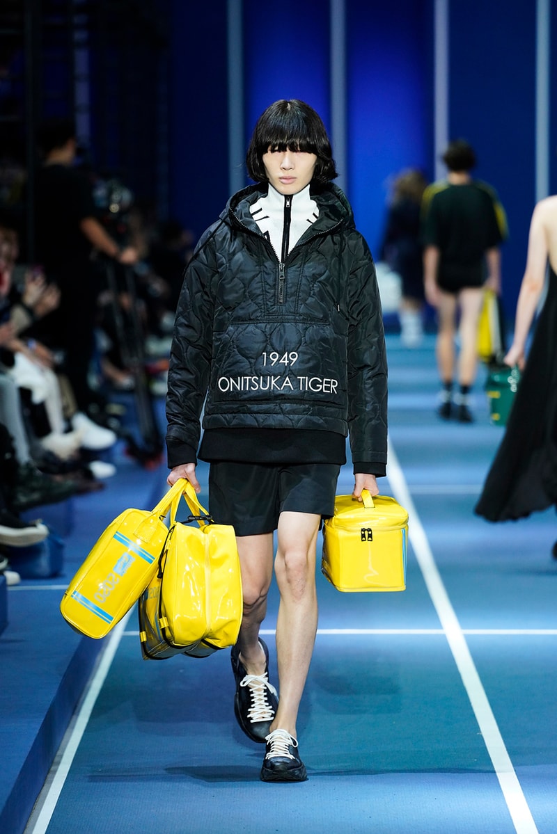 onitsuka tiger spring summer 2020 runway show tokyo fashion week creative director andrea pompilio sporty heritage innovation sportswear