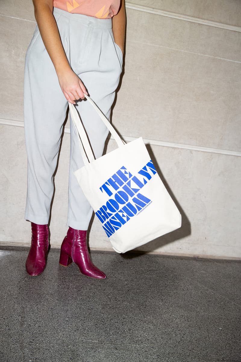 Brooklyn Museum Only NY Capsule Collection T-shirts Hats Tote Bags Mugs Blue White Pink Purple Red Yellow Teal Sphinx Triangles Black