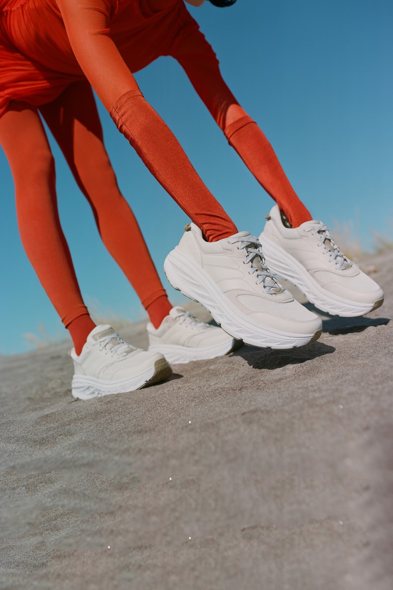 opening ceremony oc hoka one bondi b black white release date info photos tan