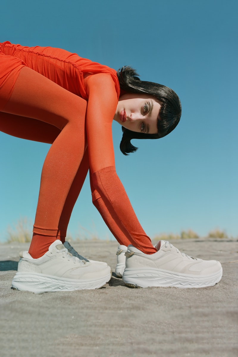 opening ceremony oc hoka one bondi b black white release date info photos tan
