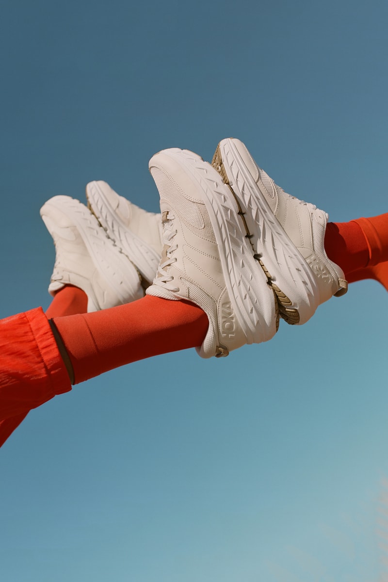 opening ceremony oc hoka one bondi b black white release date info photos tan