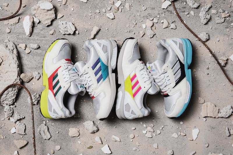 adidas overkill no walls needed pack berlin zx8000 white green red volt yellow blue purple fw7259 fw7260 release date info photos wall germany