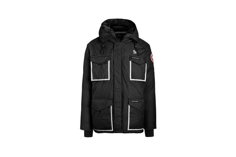 octobers very own ovo canada goose release information drake parka bomber chilliwack constable sunset orange black reflective detailing buy cop purchase
