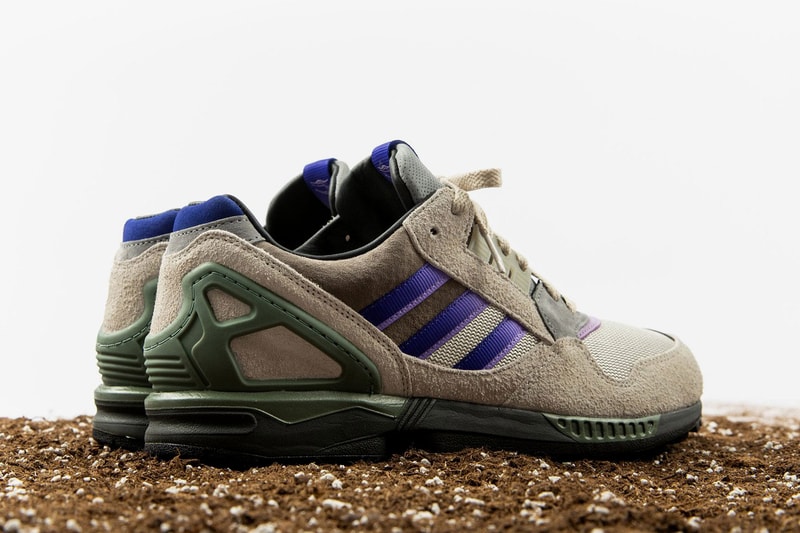 packer x adidas Consortium ZX 9000 Meadow Violet sneakers footwear release pack drop 1 