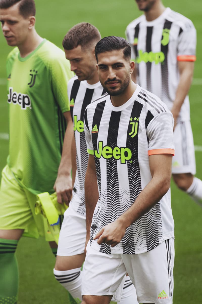 Juventus x Palace x adidas Football Collection soccer collaborations cristiano ronaldo accessories hats scarves kits tracksuits caps pants training goalkeepers top