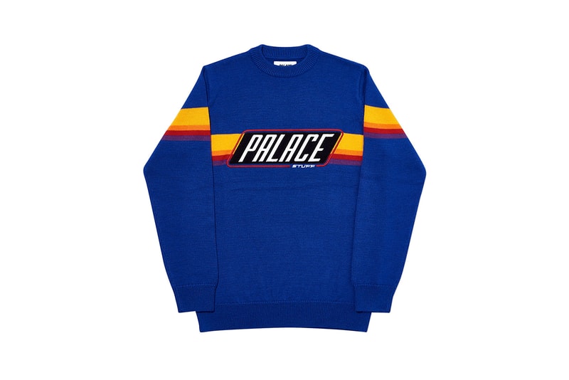 Palace skateboards week four winter 2019 release drop list matrix puffa hoodie beanie cap hat t-shirt longsleeve knitwear sweatshirt buy cop purchase first look