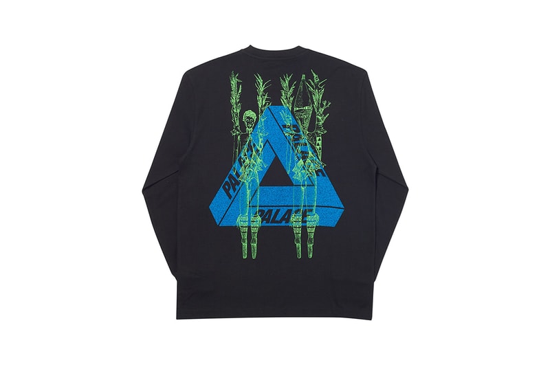 Palace skateboards week four winter 2019 release drop list matrix puffa hoodie beanie cap hat t-shirt longsleeve knitwear sweatshirt buy cop purchase first look