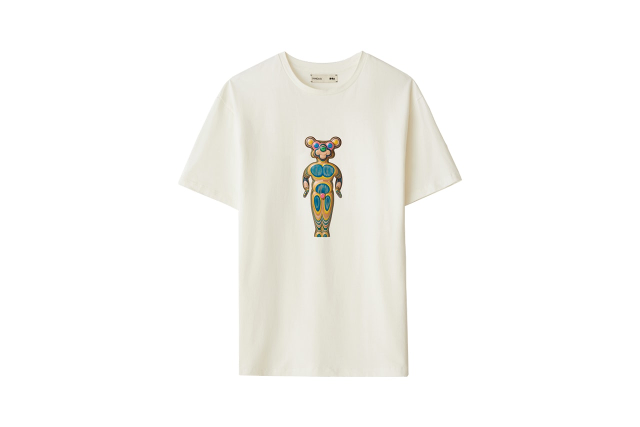 Haroshi PANGAIA Capsule Collection Release Seaweed T-shirts Skateboard Wooden Sculptures Prints Pink Red Blue Brown Green 