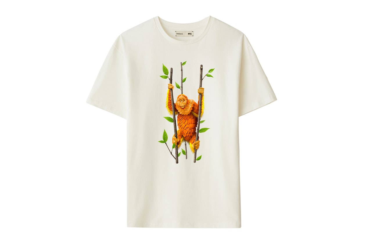 Nadya Hutagalung PANGAIA Capsule Collection Raku Inoue Tapanuli Orangutan Sumatran Elephant Barumun Nagari Wildlife Sanctuary Sumatran Orangutan Conservation Programme Seaweed T-shirts Orange Green Purple Brown