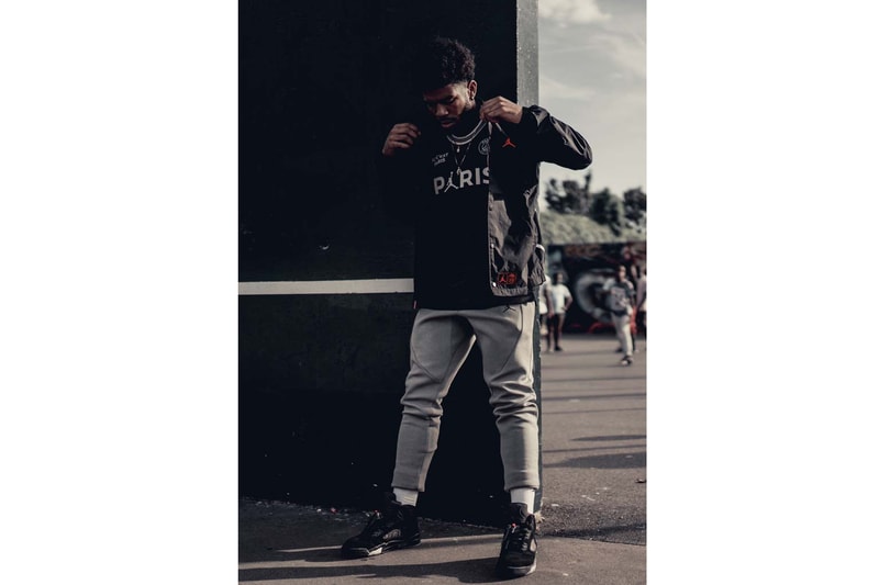 Paris Saint-Germain x Jordan Brand Coach Jacket psg soccer football air jordan nike fall winter 2019 lookbooks