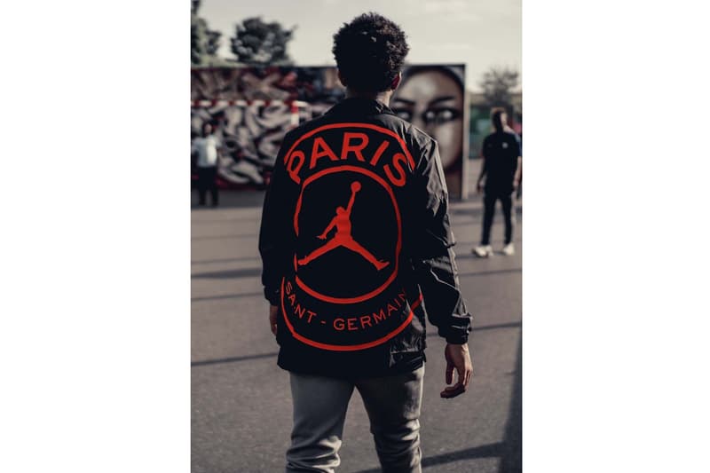 Paris Saint Germain X Jordan Brand Coach Jacket Hypebeast