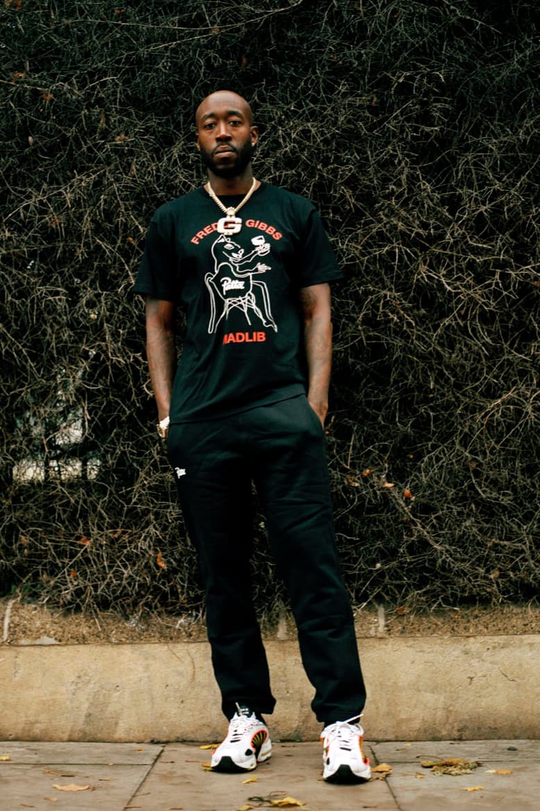freddie gibbs madlib patta soundsystem t-shirts release details bandana tour data amsterdam london milan web store how to buy purchase cop