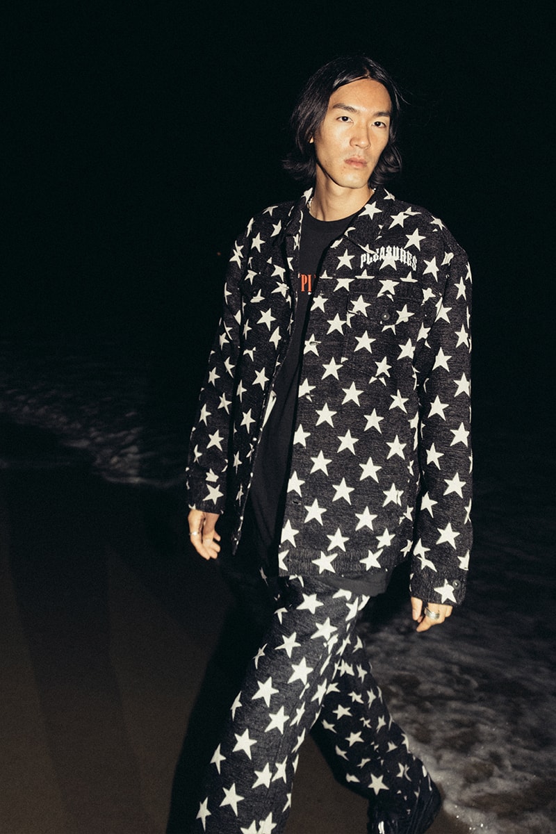 PLEASURES Holiday 2019 Collection Lookbook Release Info Date Buy Jackets Cardigan Sweater T shirt Pants 