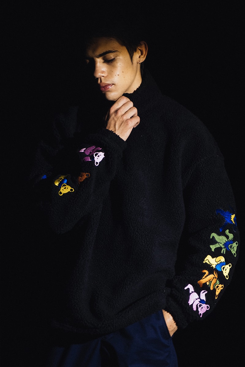 PLEASURES Holiday 2019 Collection Lookbook Release Info Date Buy Jackets Cardigan Sweater T shirt Pants 