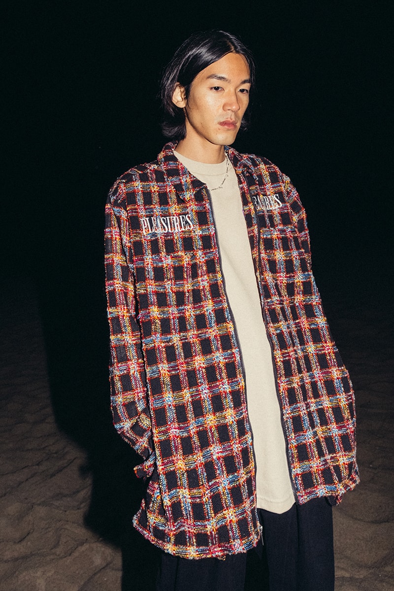 PLEASURES Holiday 2019 Collection Lookbook Release Info Date Buy Jackets Cardigan Sweater T shirt Pants 