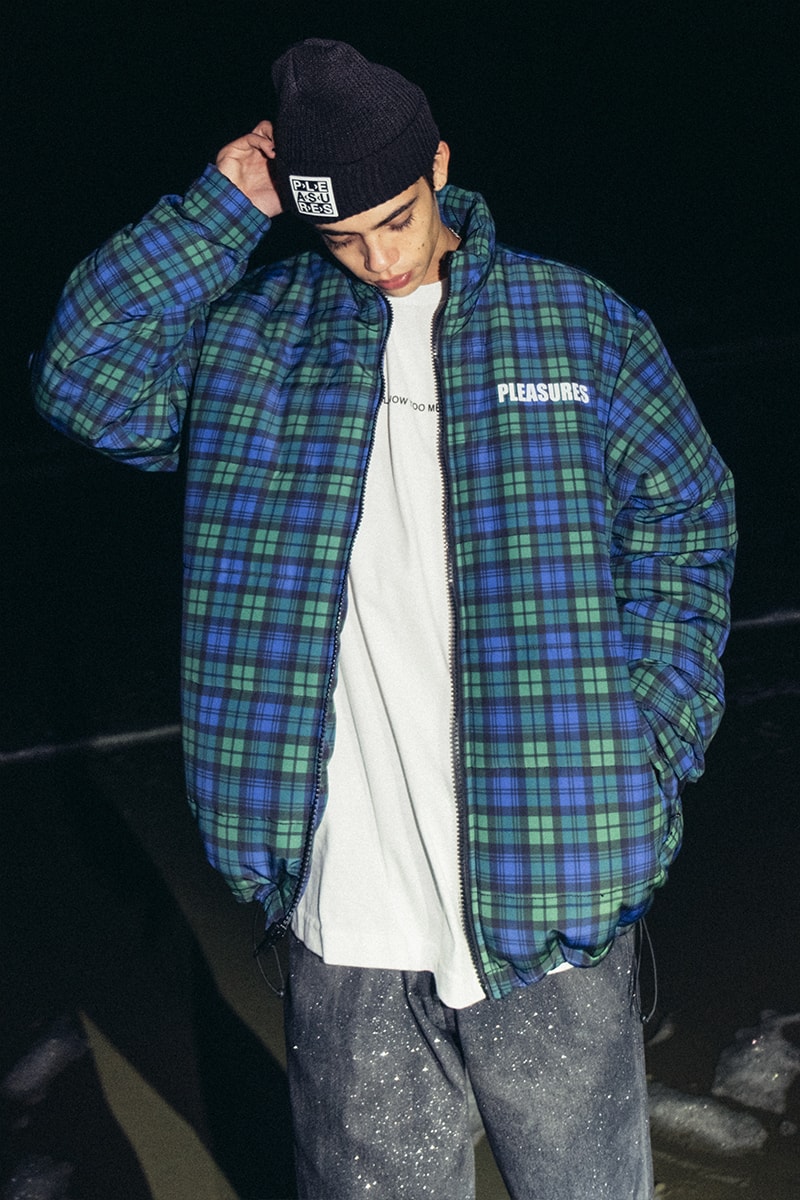 PLEASURES Holiday 2019 Collection Lookbook Release Info Date Buy Jackets Cardigan Sweater T shirt Pants 