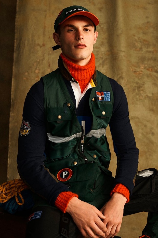 Polo Ralph Lauren Polo Sport Outdoor collection poncho patchwork mountaineering trail hiking alpine apparel fall winter 2019 1998 90s reissue