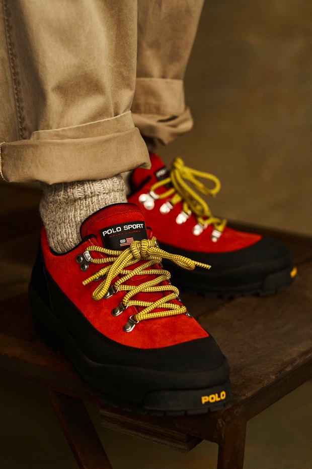 Polo Ralph Lauren Polo Sport Outdoor collection poncho patchwork mountaineering trail hiking alpine apparel fall winter 2019 1998 90s reissue