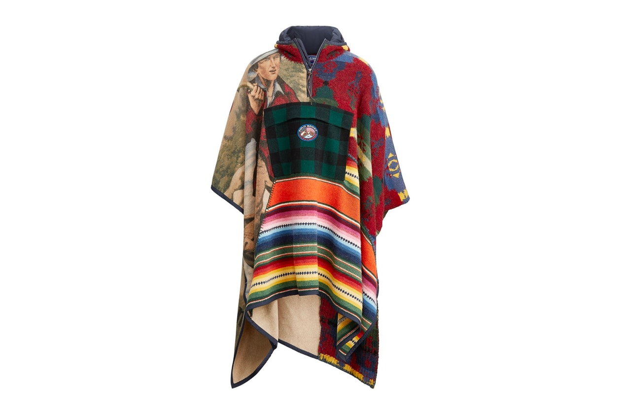 Polo Ralph Lauren Polo Sport Outdoor collection poncho patchwork mountaineering trail hiking alpine apparel fall winter 2019 1998 90s reissue