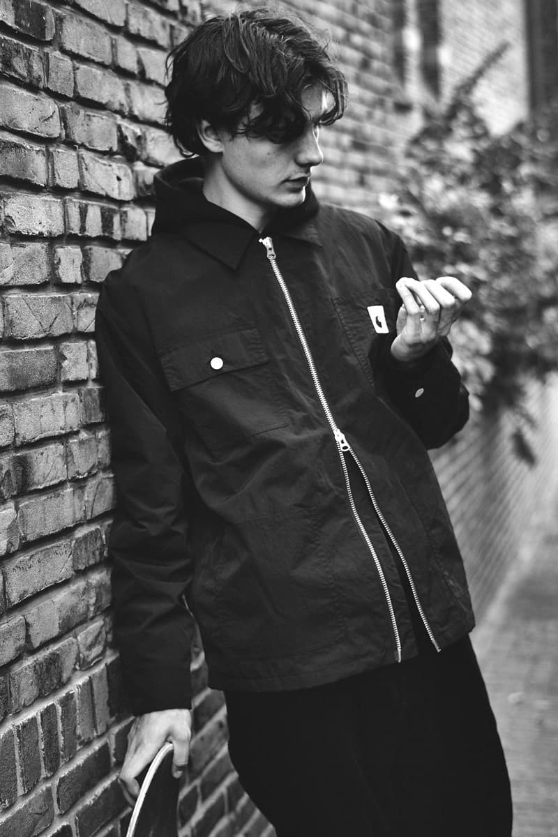 Pop Trading Company x Carhartt WIP Fall/Winter 2019 FW19 Capsule Collection Collaboration Lookbook First Look Announcement Jackets Outerwear Tops T-Shirts