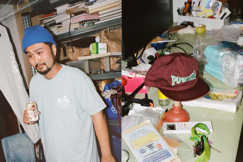 POWERS SUPPLY Fall/Winter 2019 Lookbook Collection Hoodies T-shirts Sweatpants Hats Nalgene Water Bottles Pencils Rubber Coin Purses Black White Blue Maroon