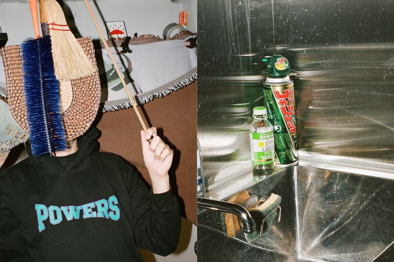POWERS SUPPLY Fall/Winter 2019 Lookbook Collection Hoodies T-shirts Sweatpants Hats Nalgene Water Bottles Pencils Rubber Coin Purses Black White Blue Maroon