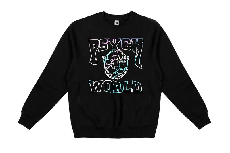 Psychworld Set to Drop Psychedelically-Tinged Iridescent College Crew
