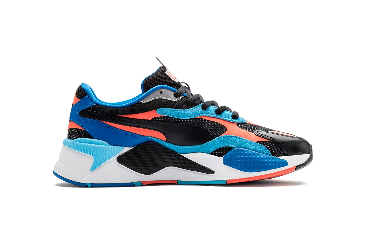 PUMA RS-Xᶟ LEVEL UP Release Information Sneaker Drops Cop First Look Chunky Trainer "PUMA Black/Hot Coral" Azure "White/Lime Punch"