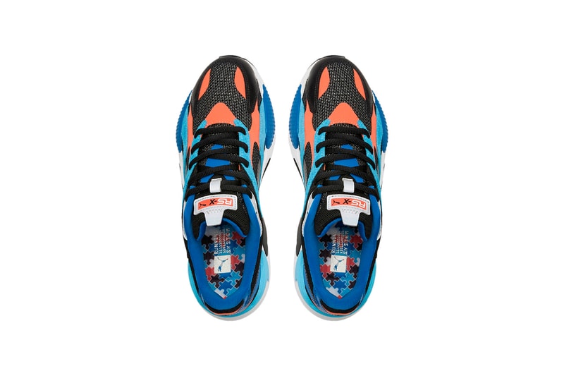 PUMA RS-Xᶟ LEVEL UP Release Information Sneaker Drops Cop First Look Chunky Trainer "PUMA Black/Hot Coral" Azure "White/Lime Punch"