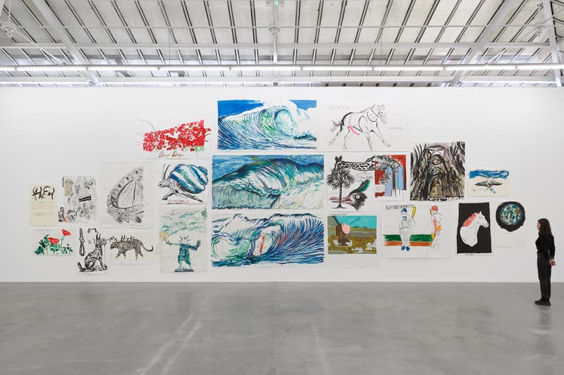 raymond pettibon frenchette exhibition david zwirner paris drawings artworks contemporary art