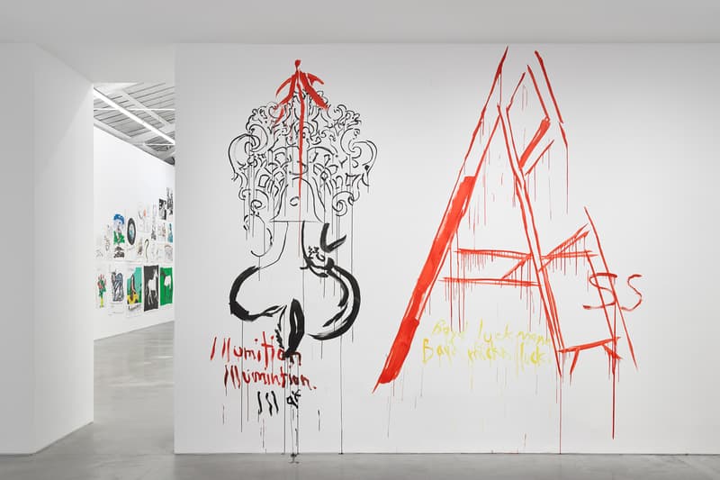 raymond pettibon frenchette exhibition david zwirner paris drawings artworks contemporary art