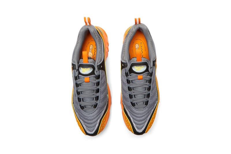 Reebok Daytona DMX II in Orange Sneaker Release Black Gray Mesh Leather 