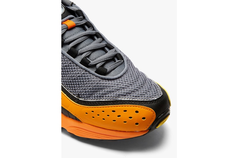 Reebok Daytona DMX II in Orange Sneaker Release Black Gray Mesh Leather 