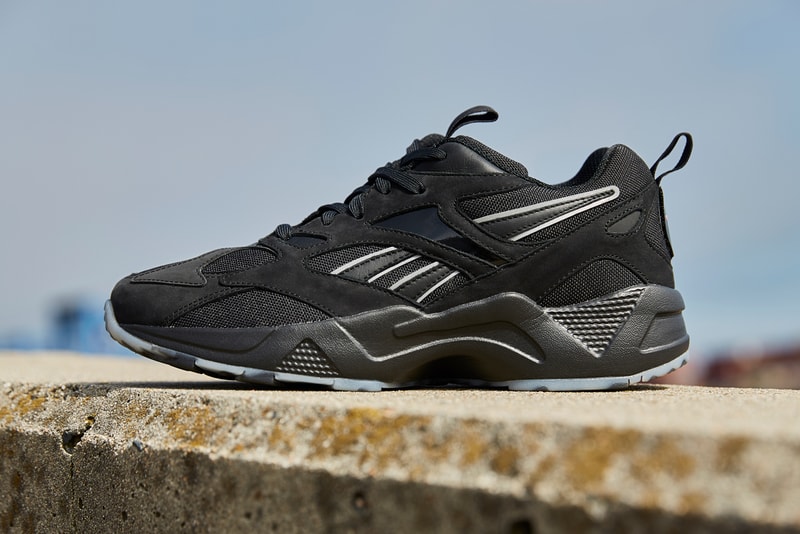WondaGurl Reebok 'It's a Man's World' Campaign Aztrek 96 Sneakers 3M Black Smiley Face Patches Purple Audio Waves USB 