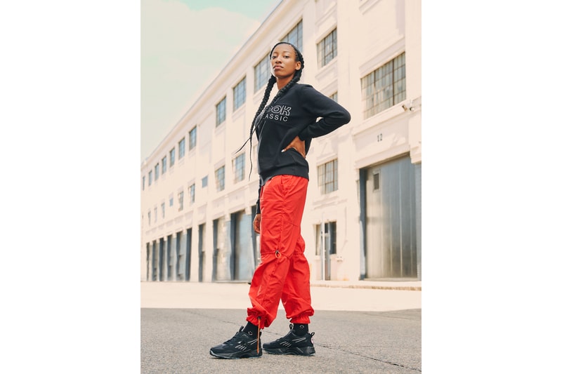 WondaGurl Reebok 'It's a Man's World' Campaign Aztrek 96 Sneakers 3M Black Smiley Face Patches Purple Audio Waves USB 