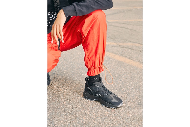 WondaGurl Reebok 'It's a Man's World' Campaign Aztrek 96 Sneakers 3M Black Smiley Face Patches Purple Audio Waves USB 