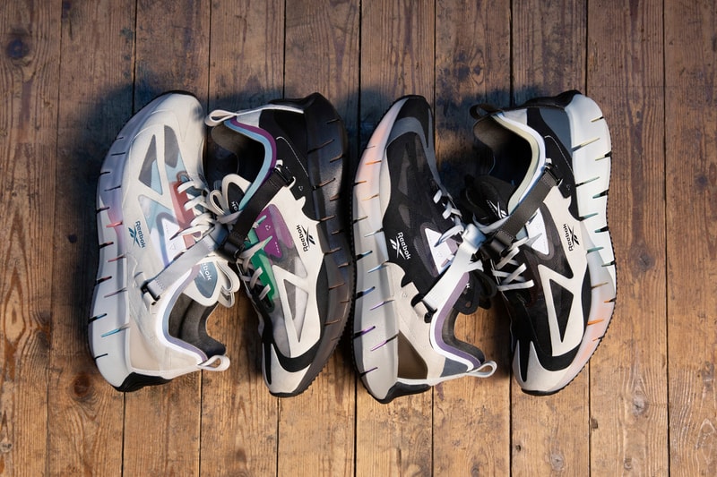 reebok zig kinetica zigtech zig zag black white grey purple navy blue Concept Type 1