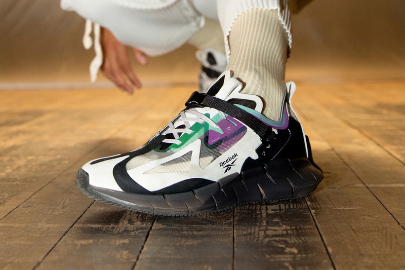 reebok zig kinetica zigtech zig zag black white grey purple navy blue Concept Type 1
