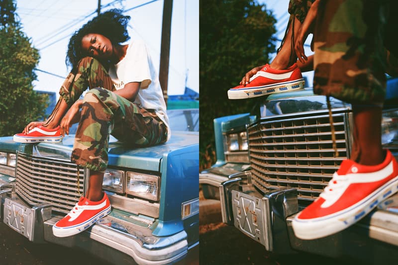 rhude rude vans bold ni rhuigi villasenor licence plate white red yellow black