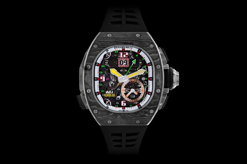 Richard Mille RM 62-01 Tourbillon Vibrating Alarm swiss watch AP luxury Airbus Corporate Jets carbon titanium engineering watchmaking 