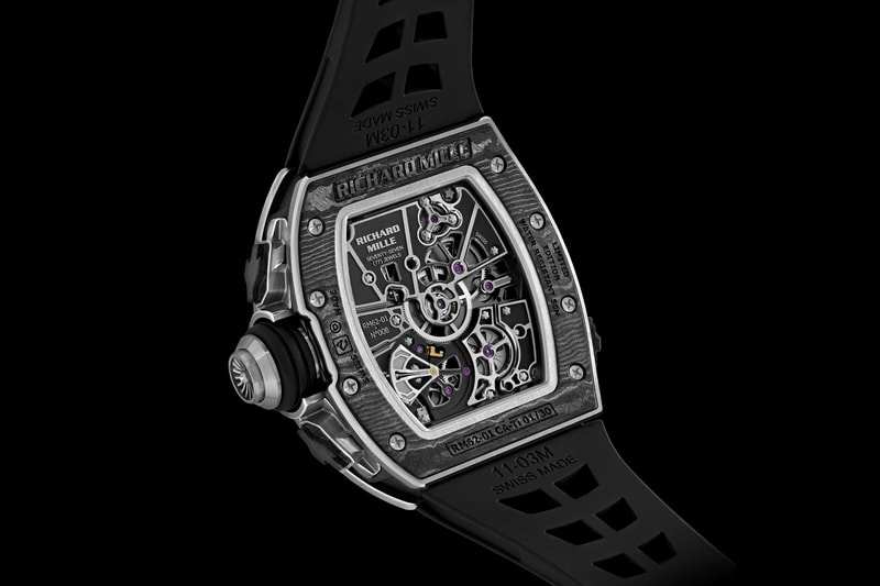 Richard Mille RM 62-01 Tourbillon Vibrating Alarm swiss watch AP luxury Airbus Corporate Jets carbon titanium engineering watchmaking 