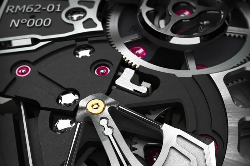 Richard Mille RM 62-01 Tourbillon Vibrating Alarm swiss watch AP luxury Airbus Corporate Jets carbon titanium engineering watchmaking