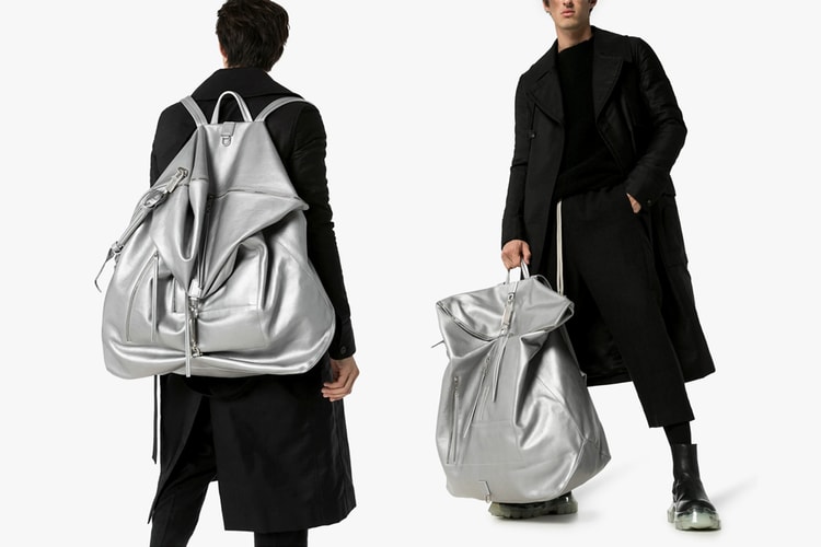 Hold Everything Important in Rick Owens' Gigantic Silver Backpack