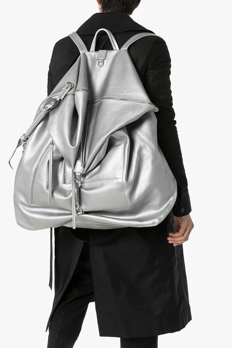 leather gym backpack