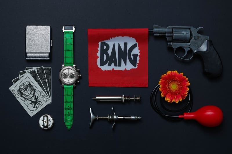 RJ ARRAW "The Joker" Watch Series Limited Edition 100 Pieces Timepiece Swiss Made Switzerland chronograph Villains 'Batman' DC Entertainment