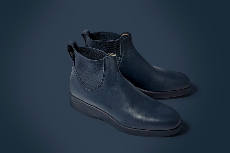 Marc Newson R.M. Williams The Yard Boot 365 Black Walnut Indigo Olive Quartz Off-White Suede Leather